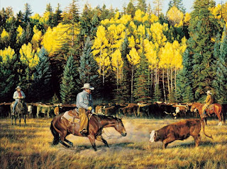 caballos-vaqueros-oeste-pinturas