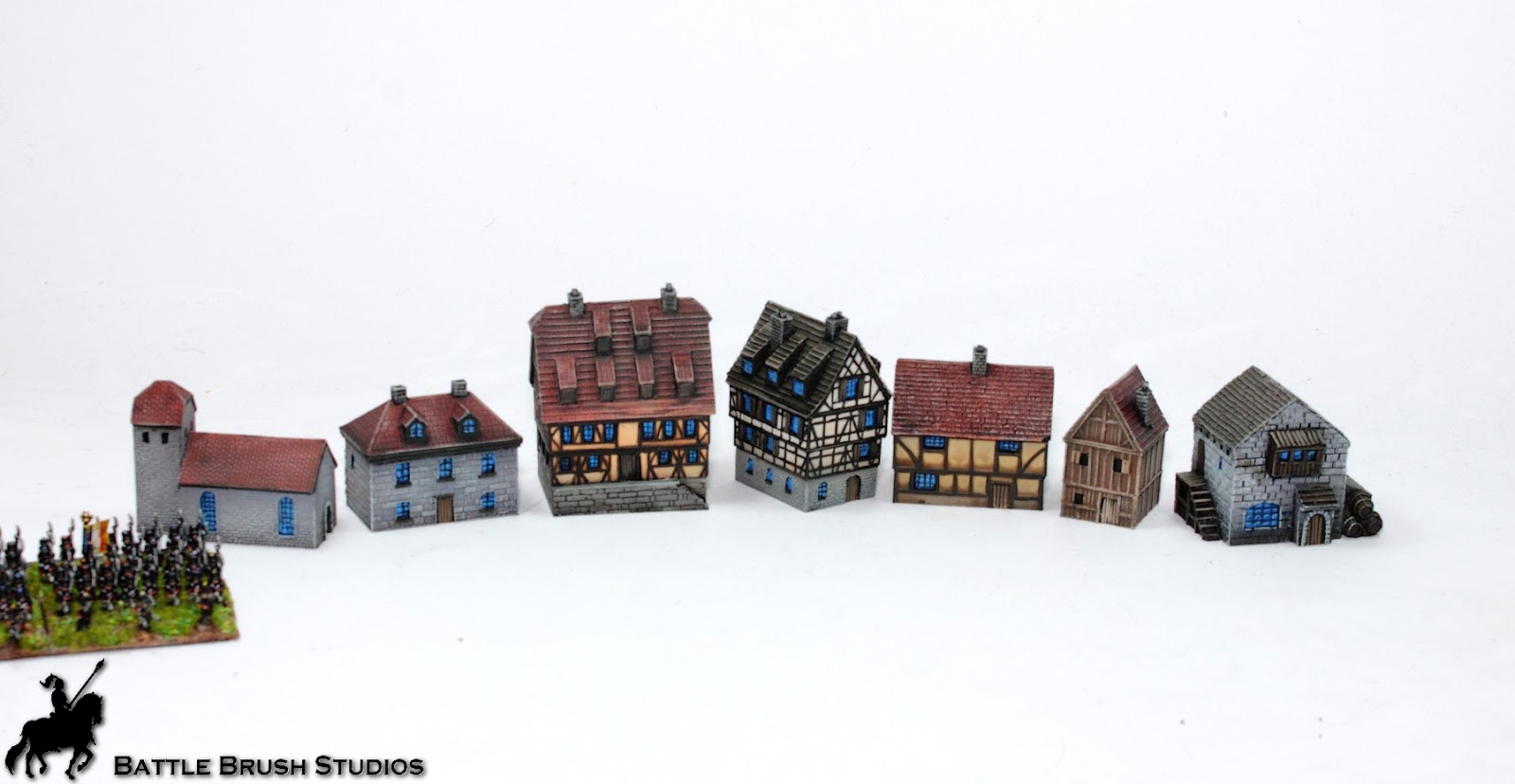 Battle Brush Studios Review Leven Miniatures 6mm Buildings