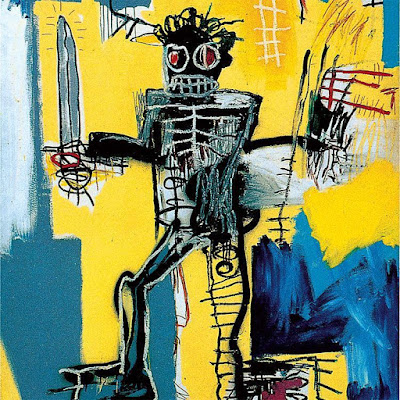 Warrior karya Jean Michel Basquiat.