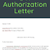 DTI Authorization Letter Sample - word template