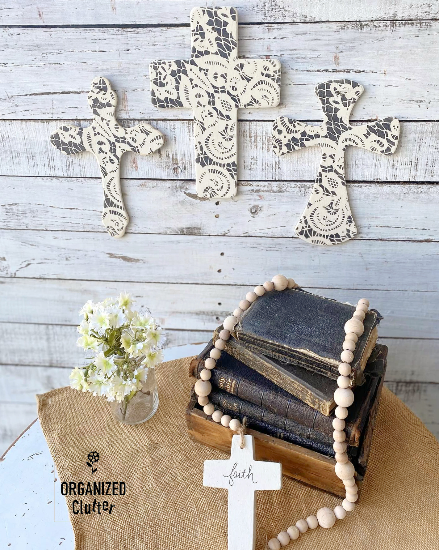 Learn How to Make and Decorate DIY Crosses Made From Old Fence Wood