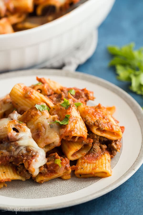 Rigatoni Pasta Bake CookToria