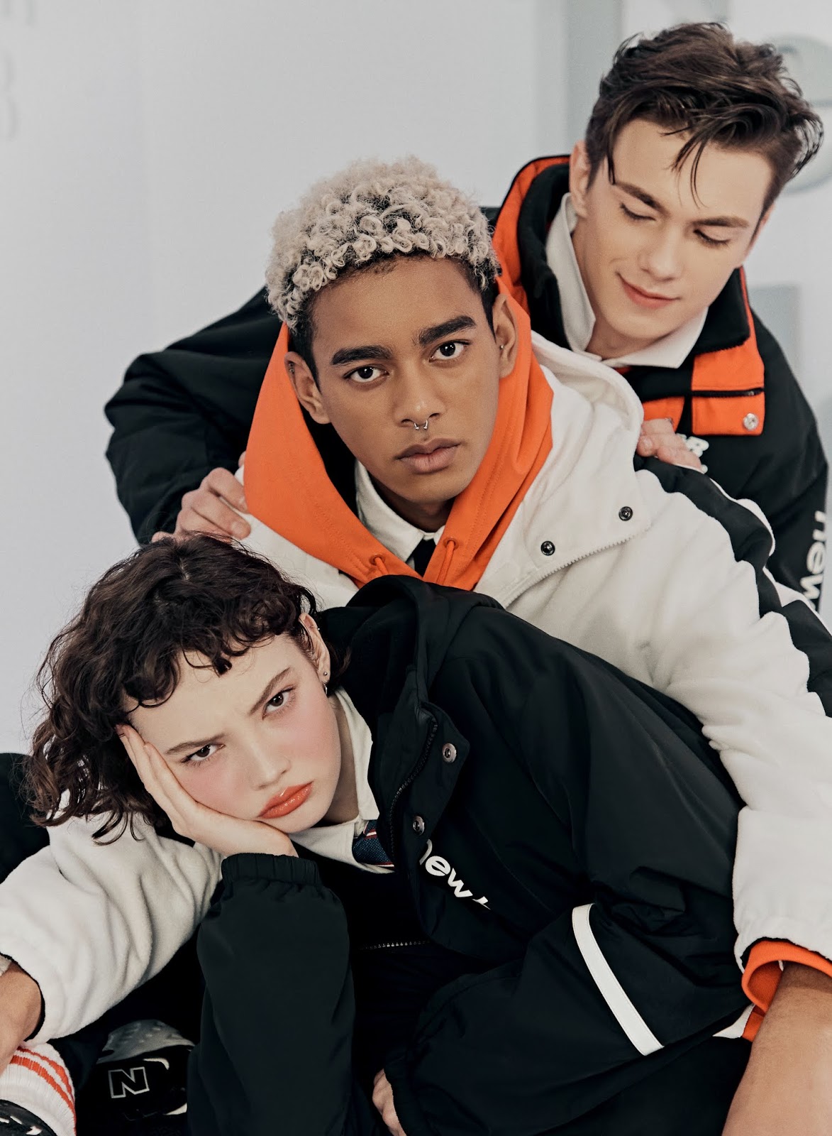 souline company souline model agency in Korea, new balance shoot