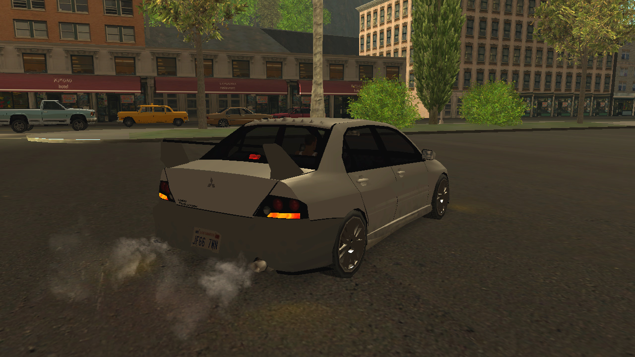 GTA SA LowPoly Mods Mitsubishi Lancer Evolution IX (Tuneable)