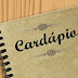 Cardápio Final de Semana 22 e 23 MAIO