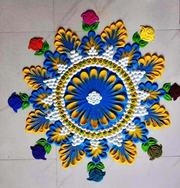 30+ Rangoli Design Images New And Simple || Rangoli Images Simple And ...