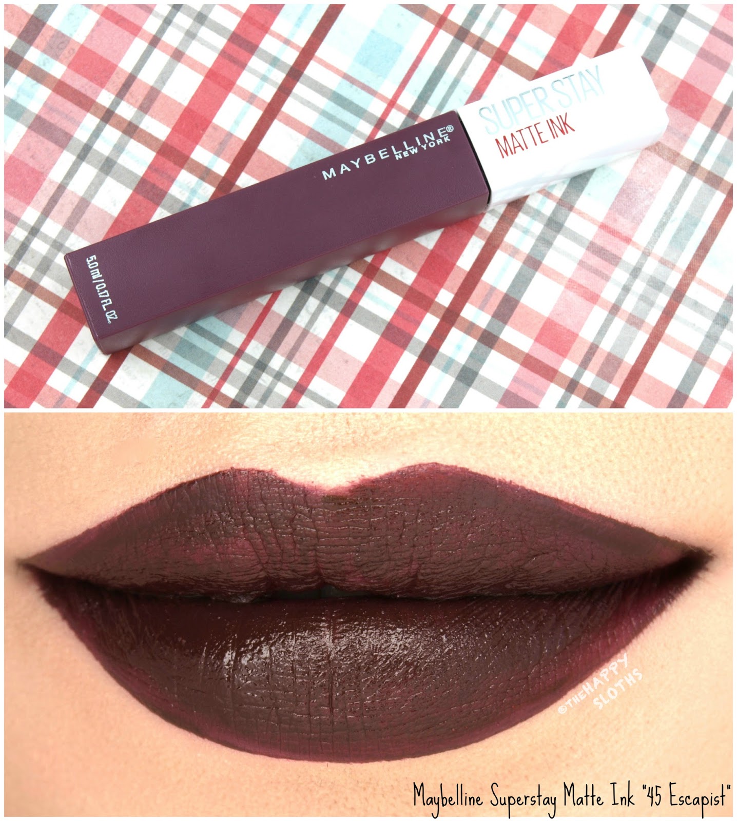 Maybelline Superstay Matte Ink Liquid Lipstick | 45 Escapist: Review and Swatches