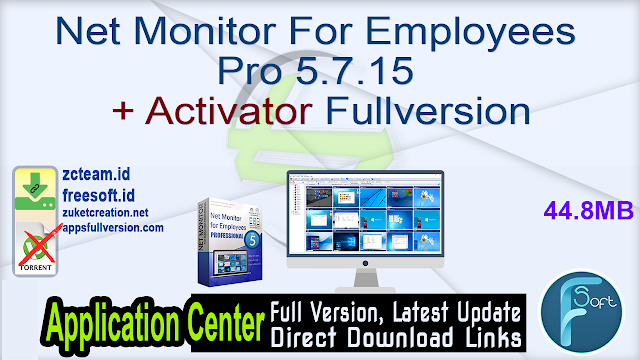 Net Monitor For Employees Pro 5.7.15 + Activator Fullversion