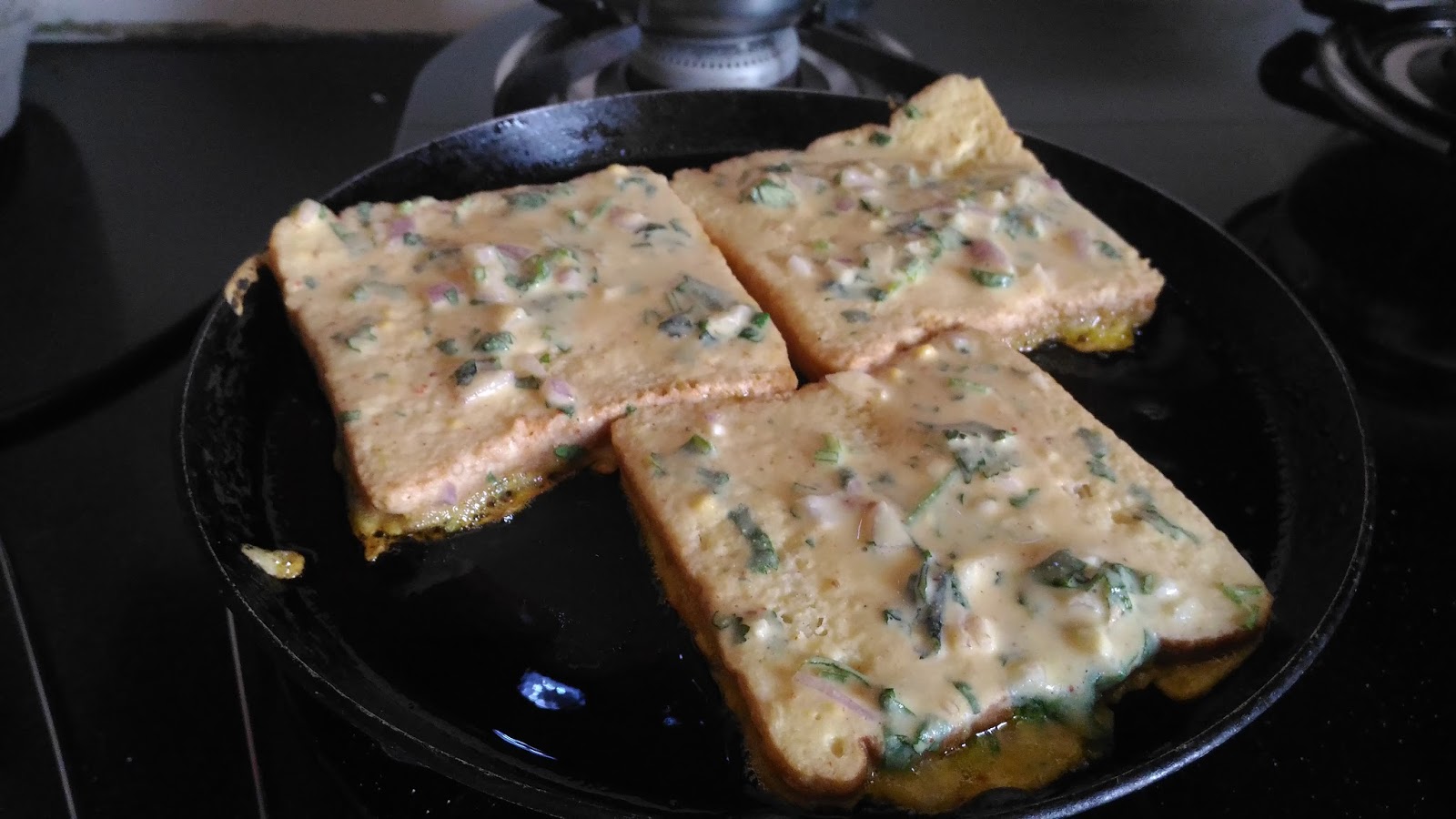 Mukti's Kitchen GRAM FLOUR / BREAD BESAN TOAST