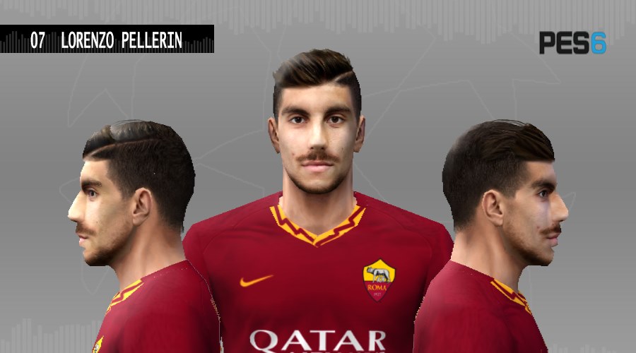 Ultigamerz Pes 6 Lorenzo Pellegrini As Roma Face