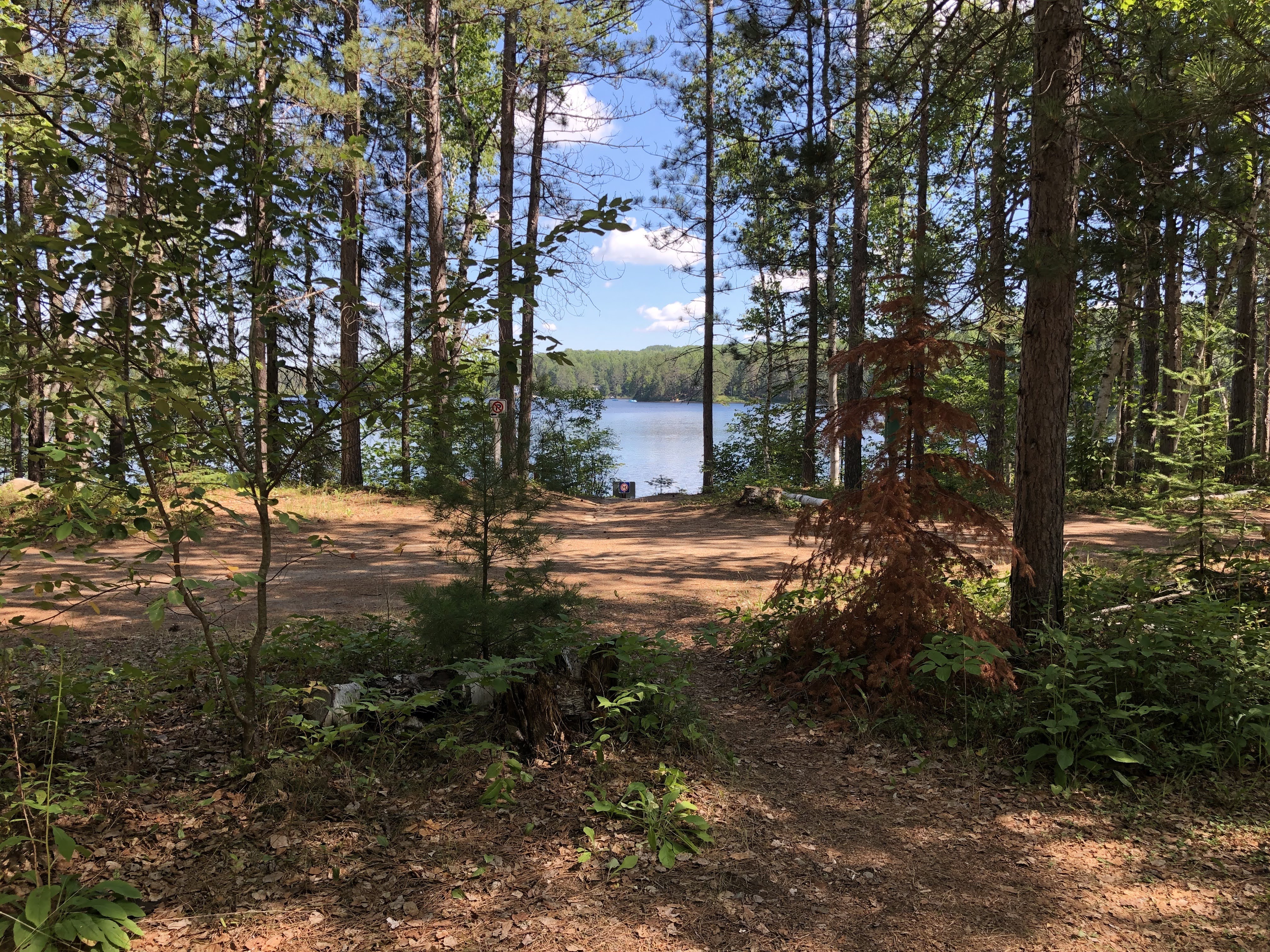 The Campsites Lake St. Peter Ontario Provincial Park, site 43