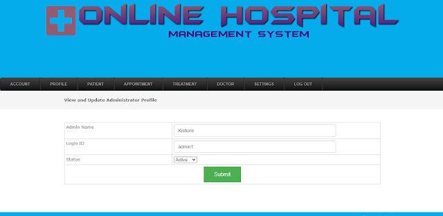 Online Hospital Management System using PHP MySQL with Source Code ...