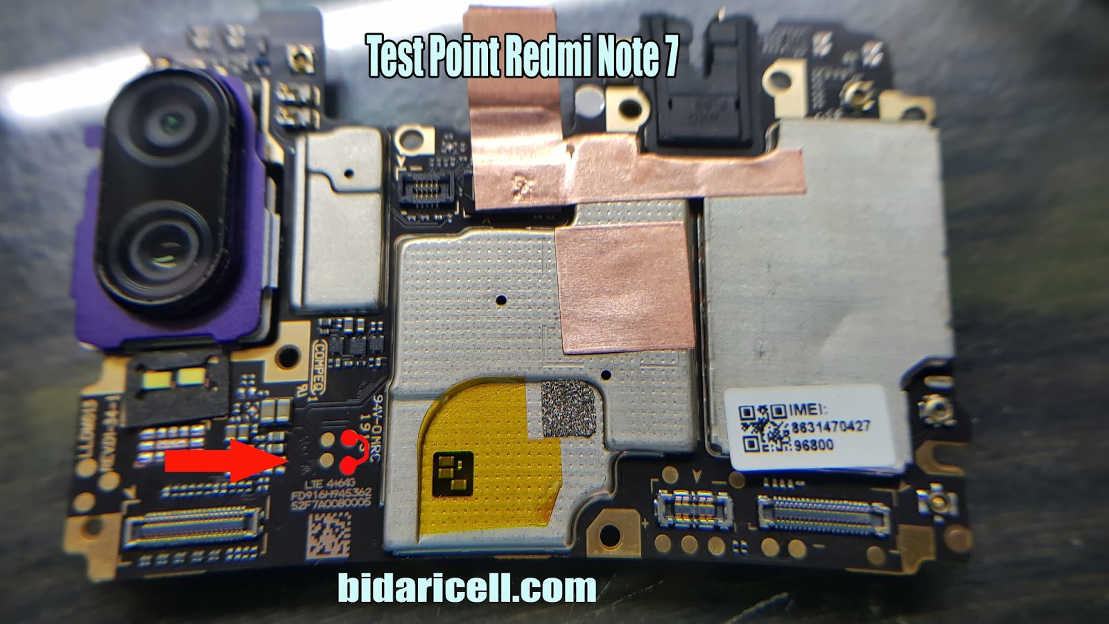 Testpoint Xiaomi Redmi Note 9