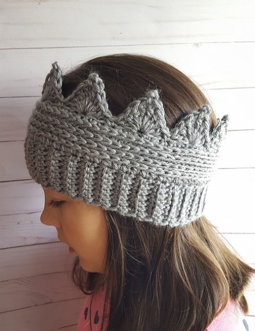 Beautiful Skills Crochet Knitting Quilting Crown Ear Warmer Free