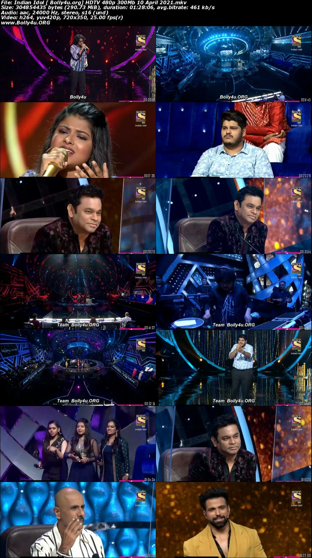 Indian Idol HDTV 480p 300Mb 10 April 2021 Download Indian Idol HDTV 480p 300Mb 10 April 2021 Download