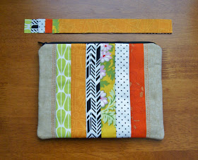 Palm Springs Fabric Audition Zipper Pouch by Heidi Staples of Fabric Mutt