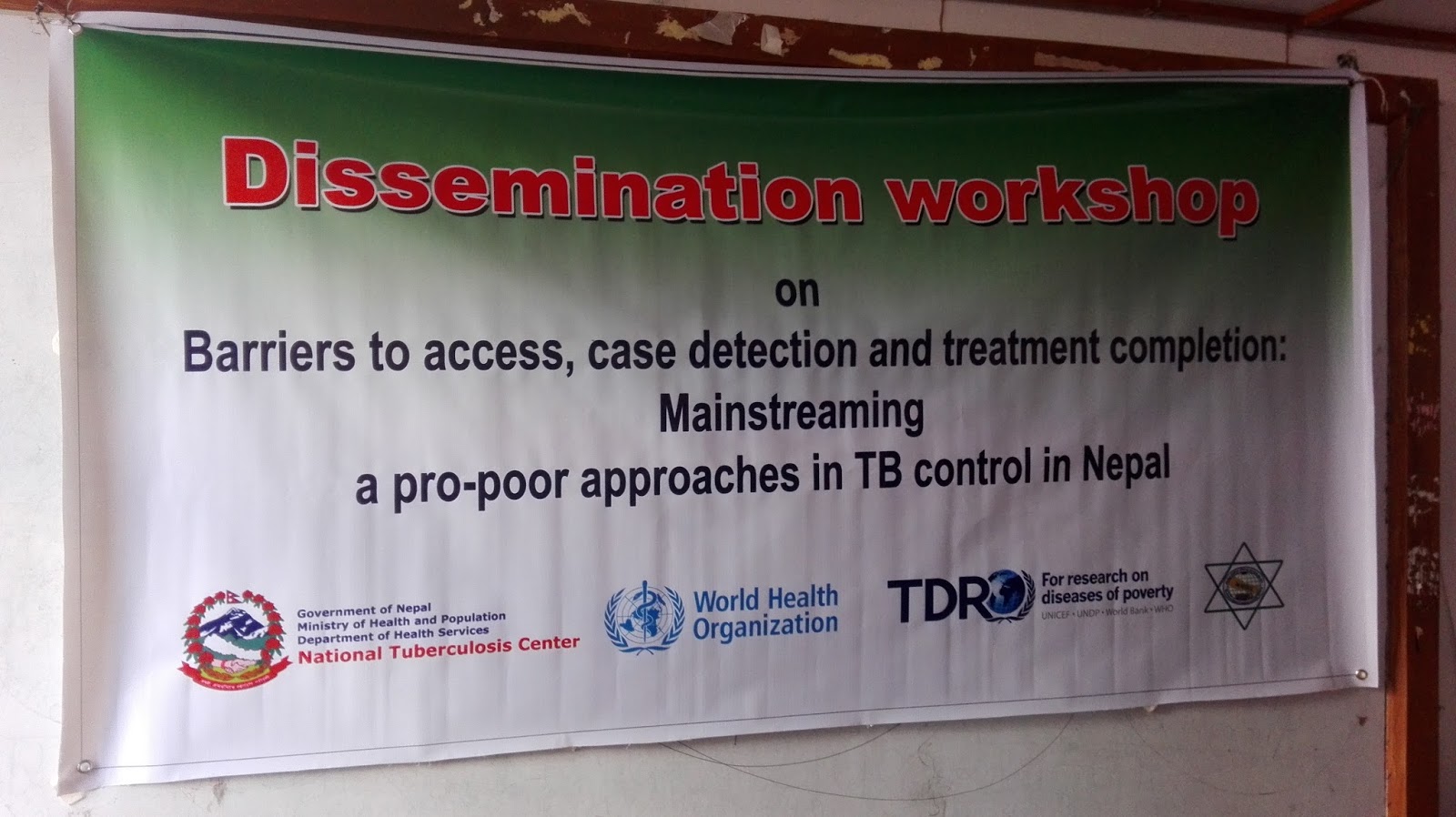 Dissemination workshop on ‘‘Barriers to access, case detection and treatment completion: Mainstreaming a pro-poor approaches in TB control in Nepal’’ 20 IMG 20170105 154345%255B2%255D