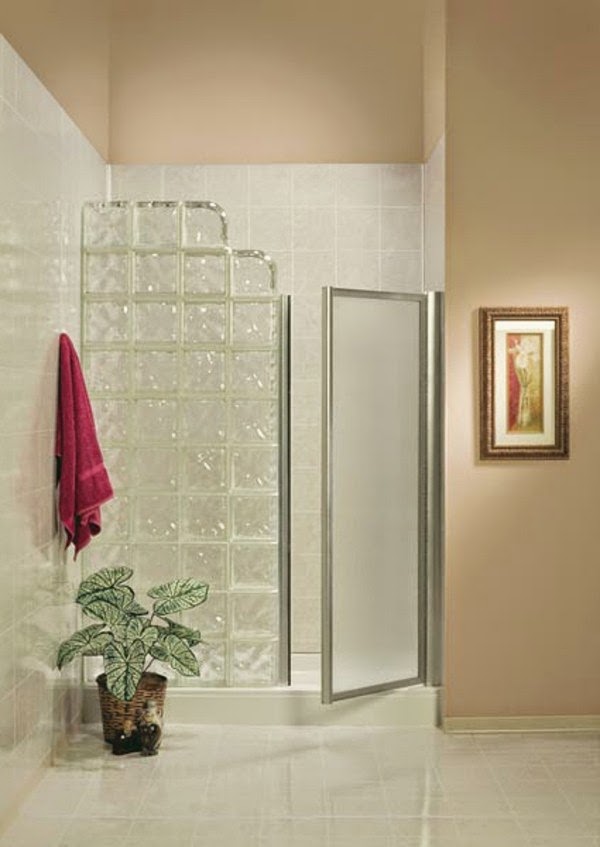 Glass blocks for shower – 44 great pictures!