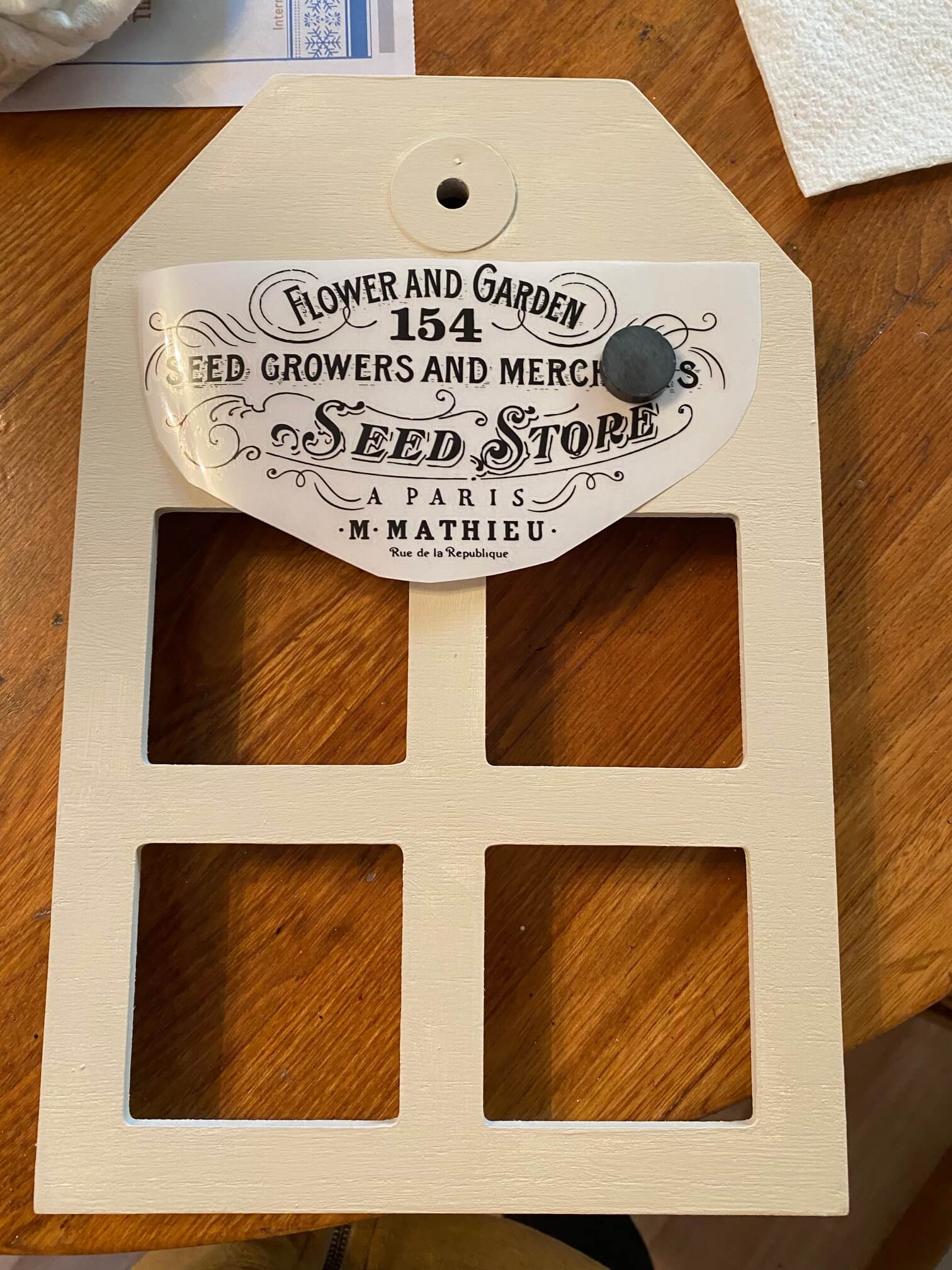 Repurposing A Dollar General Family Photo Collage Frame For Flower