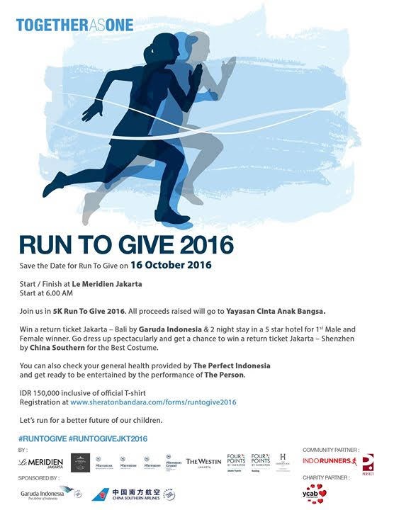 Run to Give 2016 Jakarta