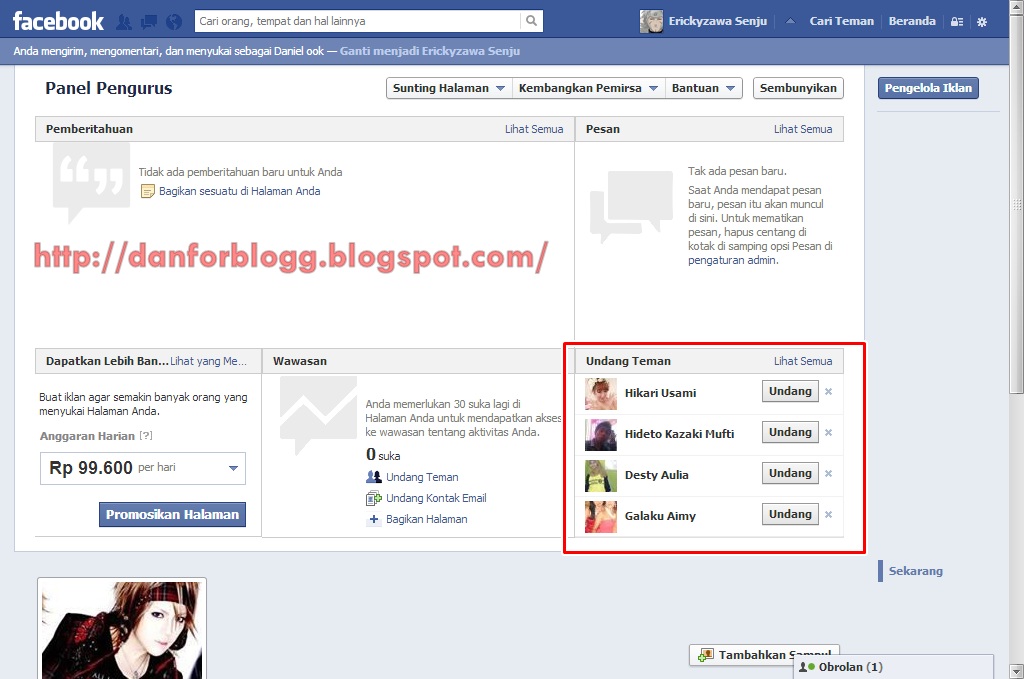 Cara Mudah Membuat Fans Page di Facebook