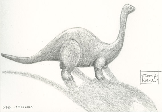 Koosje Koene Illustrations - Learn to draw: Dinosaur