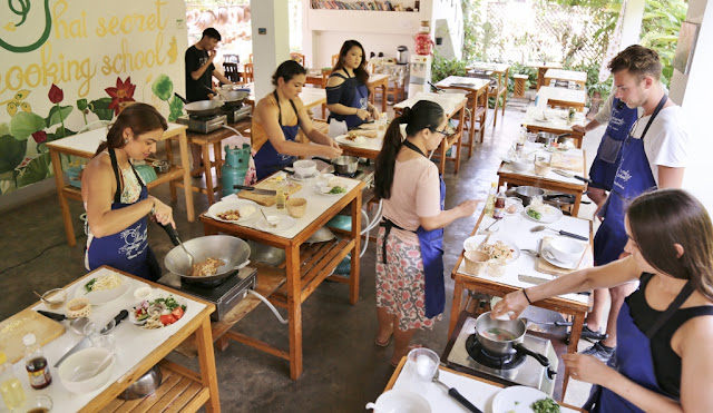 Thai Secret Cooking Class Photos. March 12-2017. Pa Phai, San Sai District, Chiang Mai, Thailand.