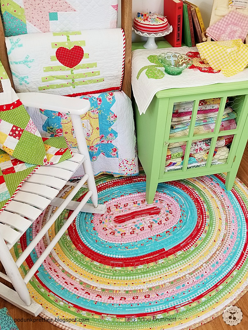 Podunk Pretties Quilting Jelly Roll Rug Tips