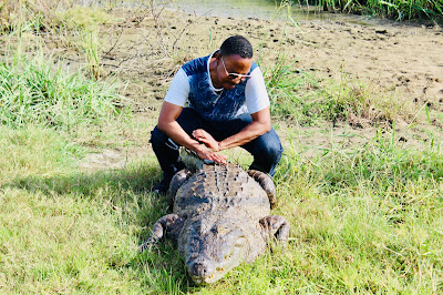 My Top Ten Ghana Scenes My Top Ten Ghana Scenes: "Domesticated" crocodile, Paga, Northern Region (Photo: M. Zakari)
