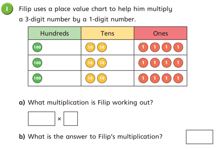 Year 4: 3 digit X 1 digit!!