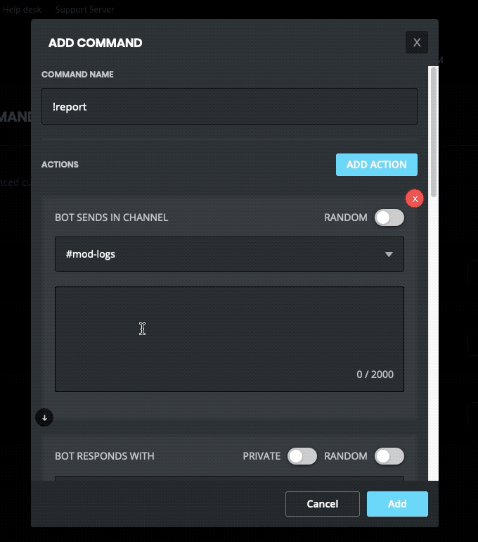 MEE6 Custom Commands Variables