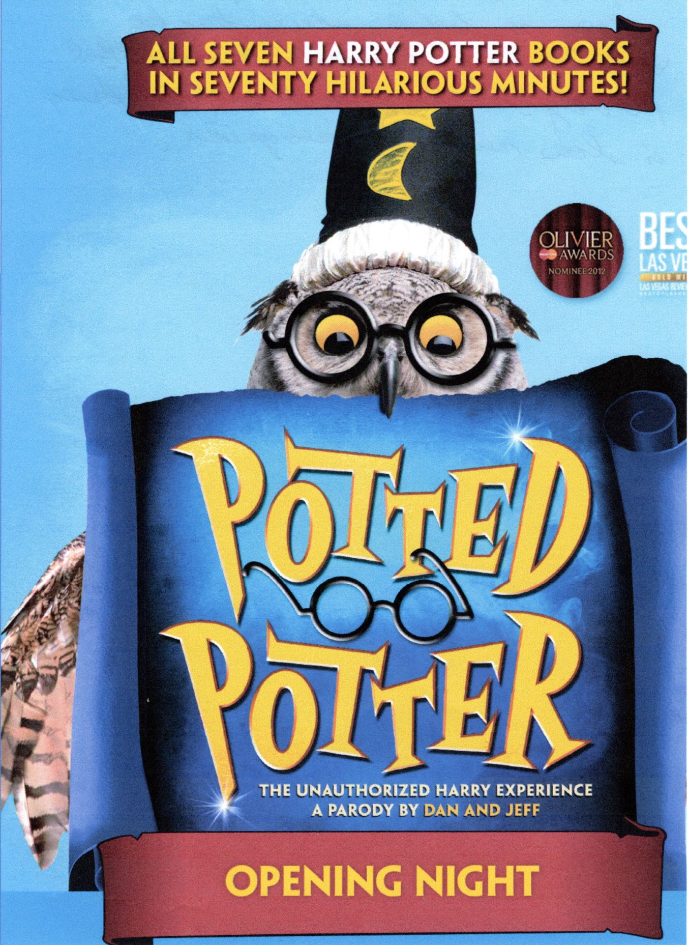Frank McKone Theatre Reviews and Drama Education 2021 Potted Potter