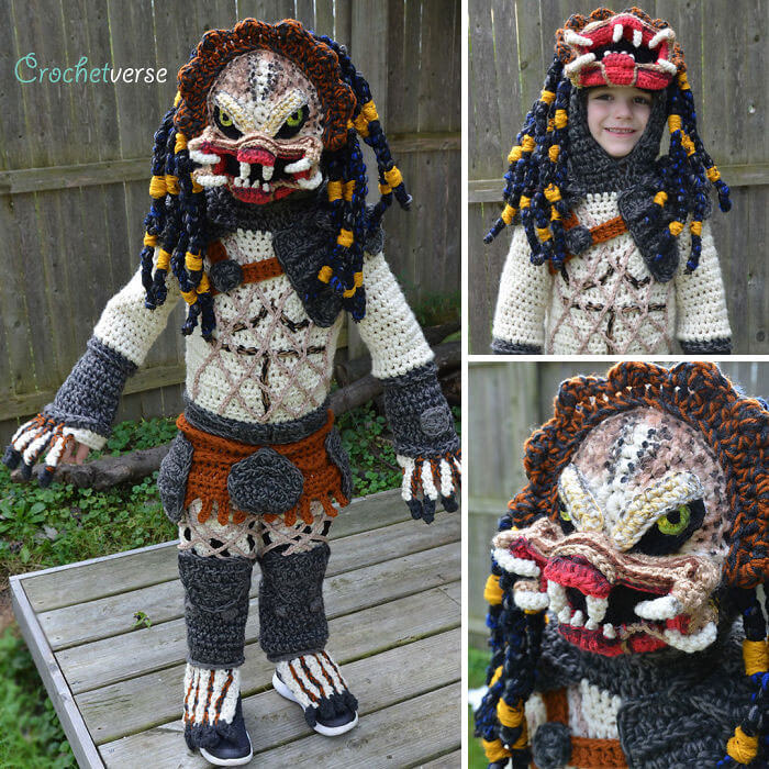 Amazing Mom Crochets Full Body Halloween Costumes For Her Children