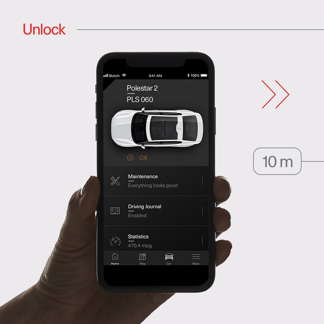 Polestar 2 Digital Key. 8502