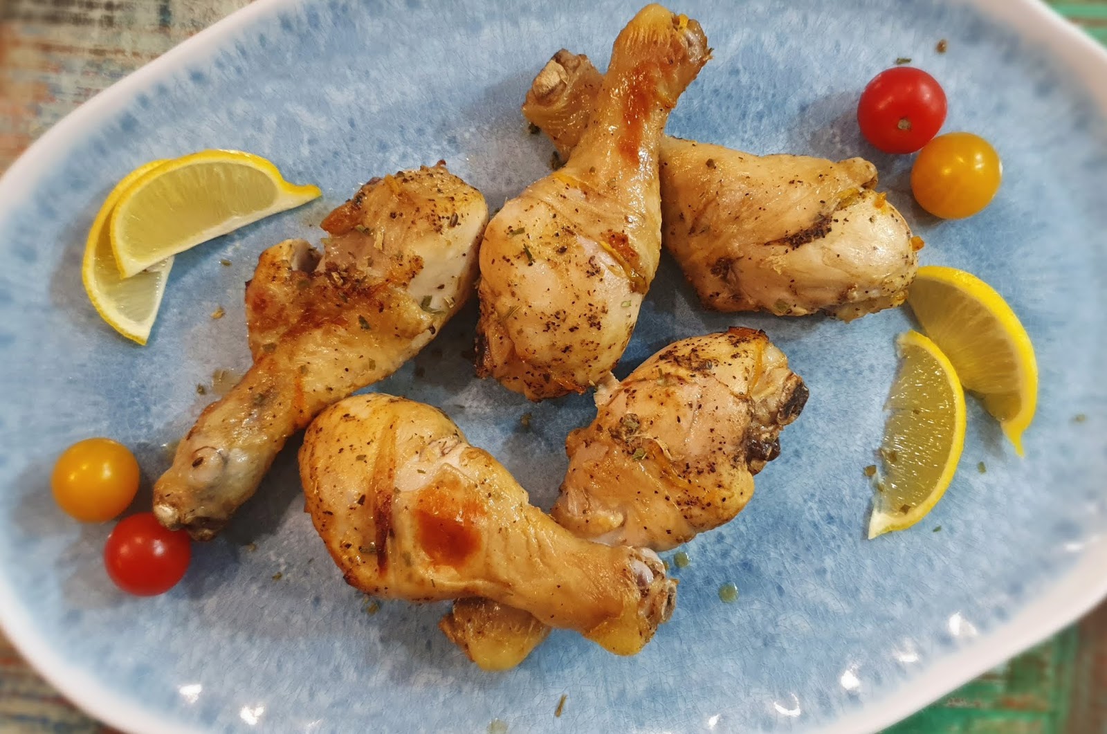 Roasted Lemon & Lime Pepper Drumsticks