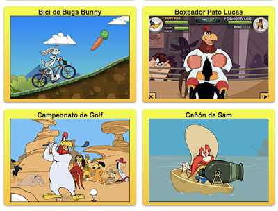 juegos de bugs bunny y pato lucas de los looney tunes en español