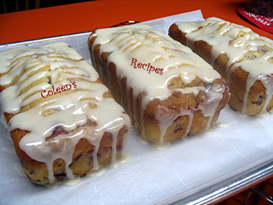 Coleen's Recipes MINI ORANGECRANBERRY LOAVES