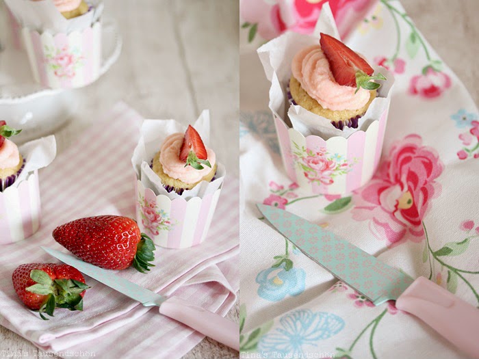 Erdbeer-Daiquiri-Cupcakes