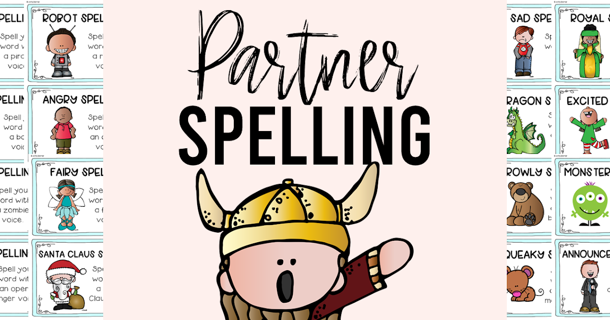 Partner Spelling Word Work for ANY Words Mrs. Bremer's Class