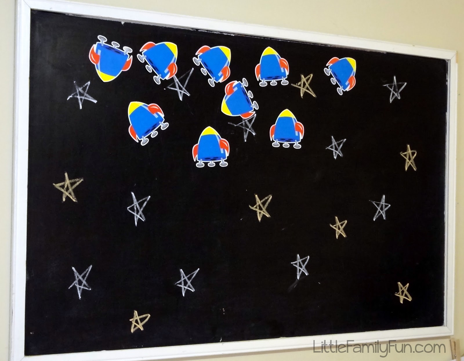 Little Family Fun: Rocket Run - Preschool Learning Activity