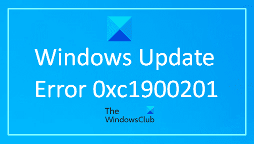 Cómo reparar el error de actualización de Windows 0xc1900201