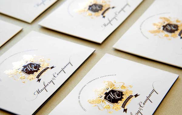 30 Foil Blocked Business Card Designs