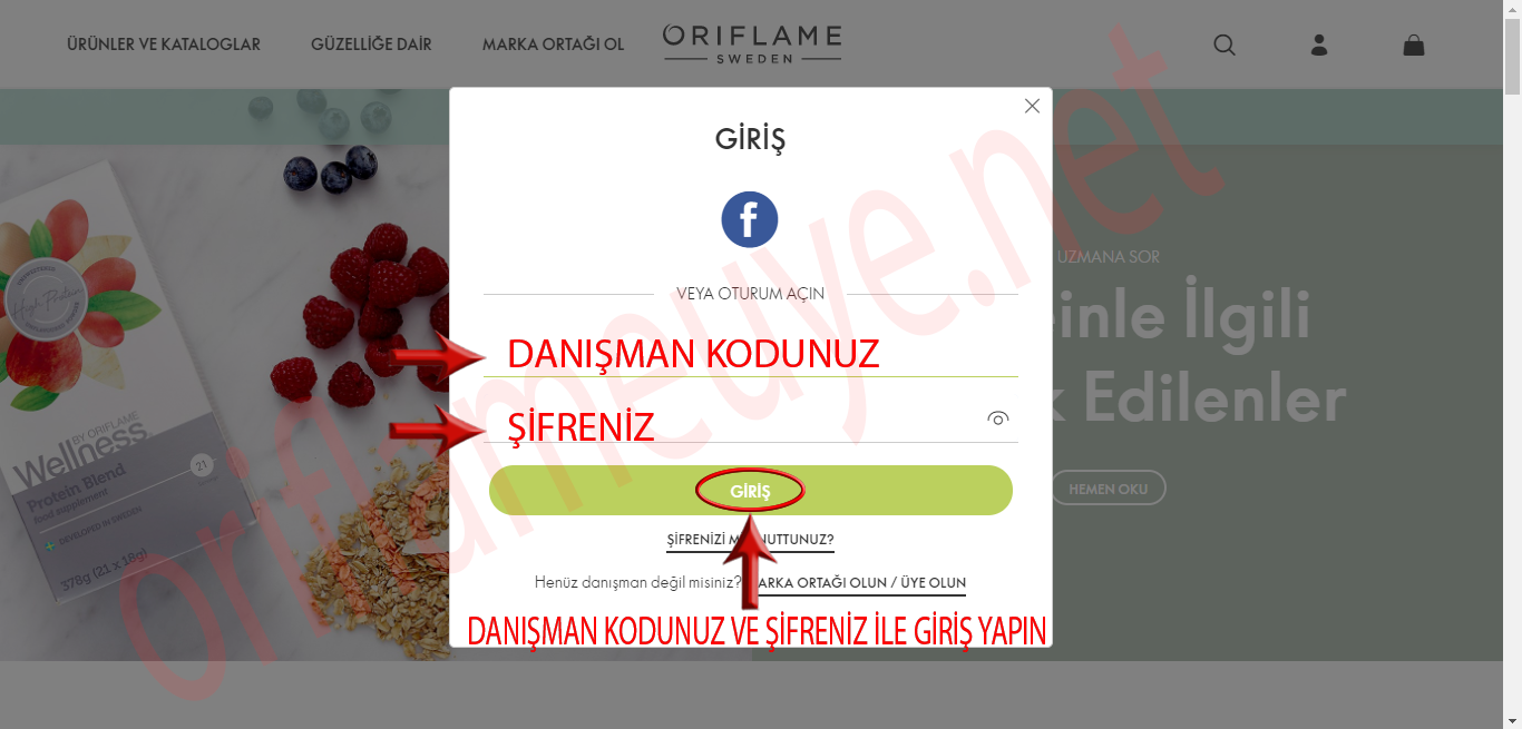 Oriflame Danisman Girisi Ve Siparis Verme 2020 Resimli Anlatim Oriflame Ucretsiz Uyelik Ve Indirimli Urun Alma Sansi