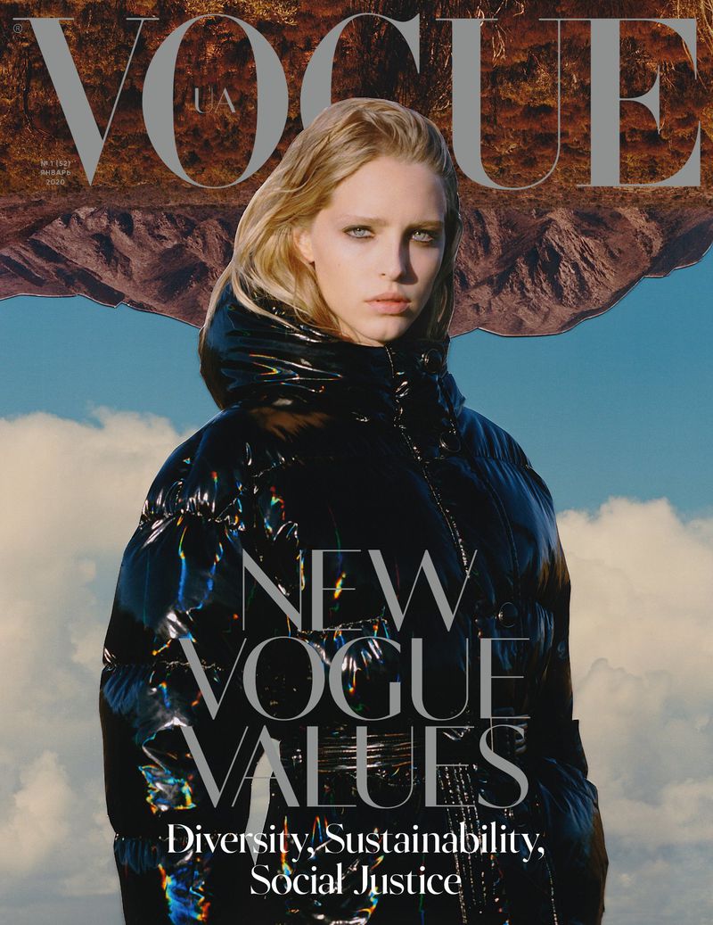 Carmen Kass for Vogue Ukraine by An Le