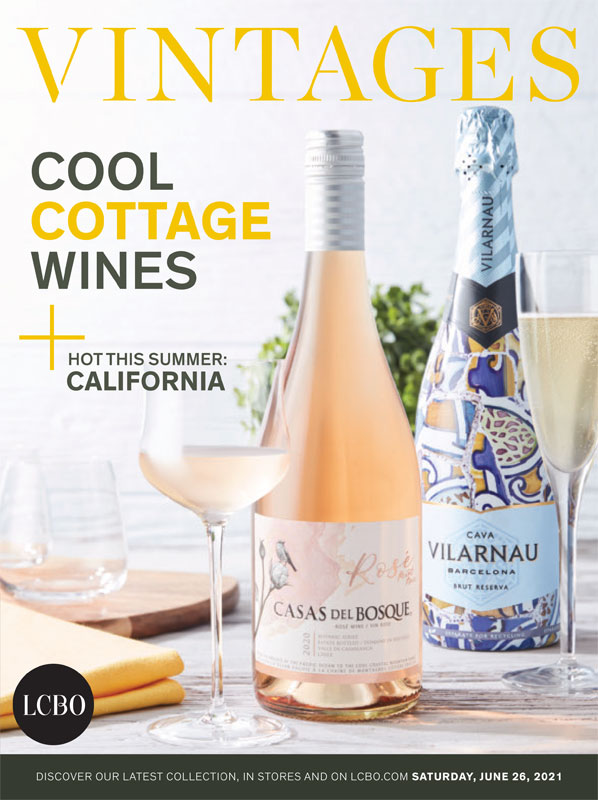 June 26, 2021 LCBO VINTAGES Release Wine Picks Cottage Wines + California
