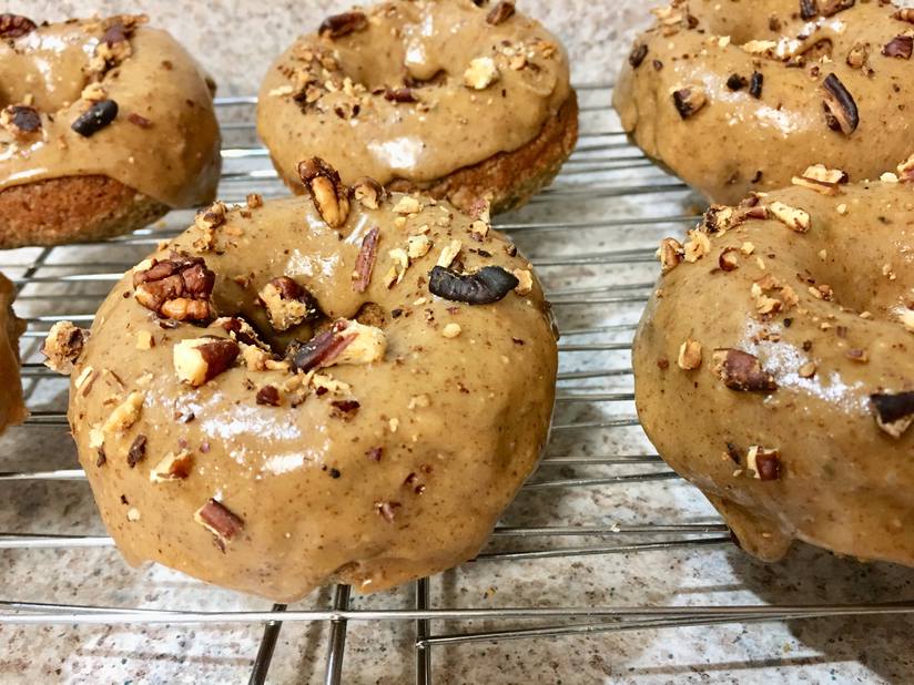 THECOCONUTWHISPERER Recipes Maple pecan latte donuts