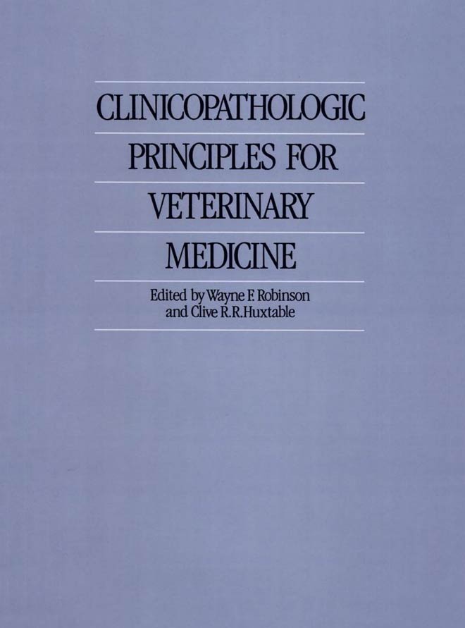 Clinicopathologic Principles for Veterinary Medicine