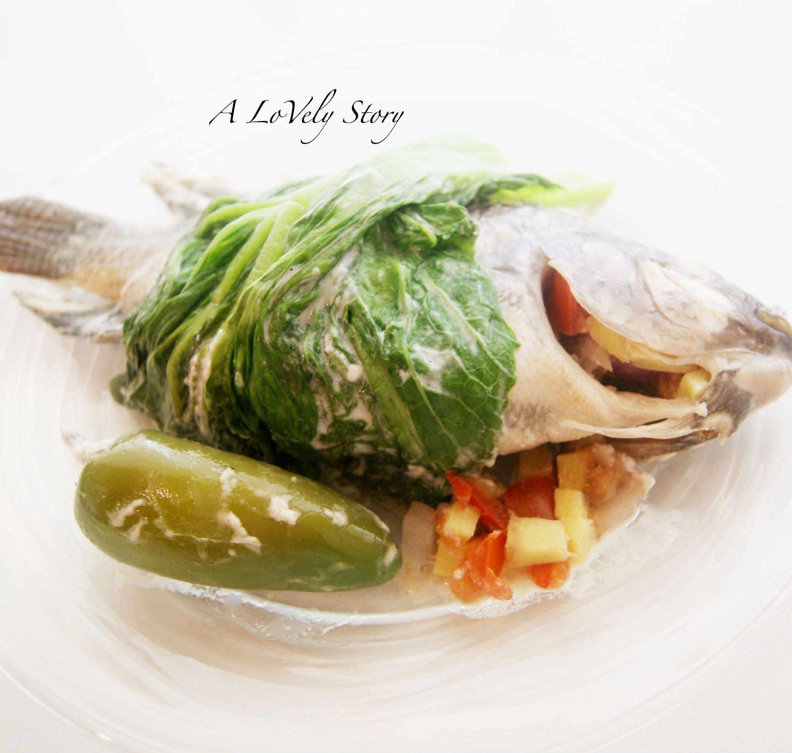 A LoVely Story Sinanglay na Tilapia (Tilapia with Coconut Milk)