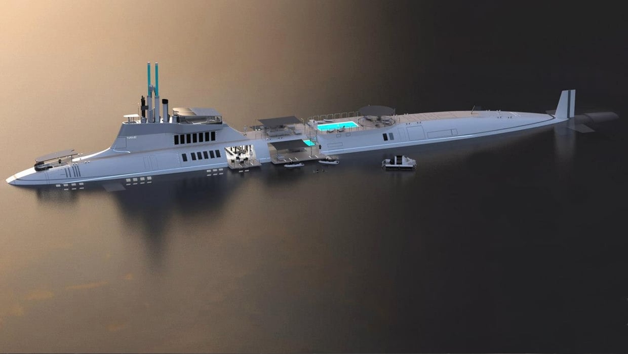 The cargosubmarines in the peace and war.