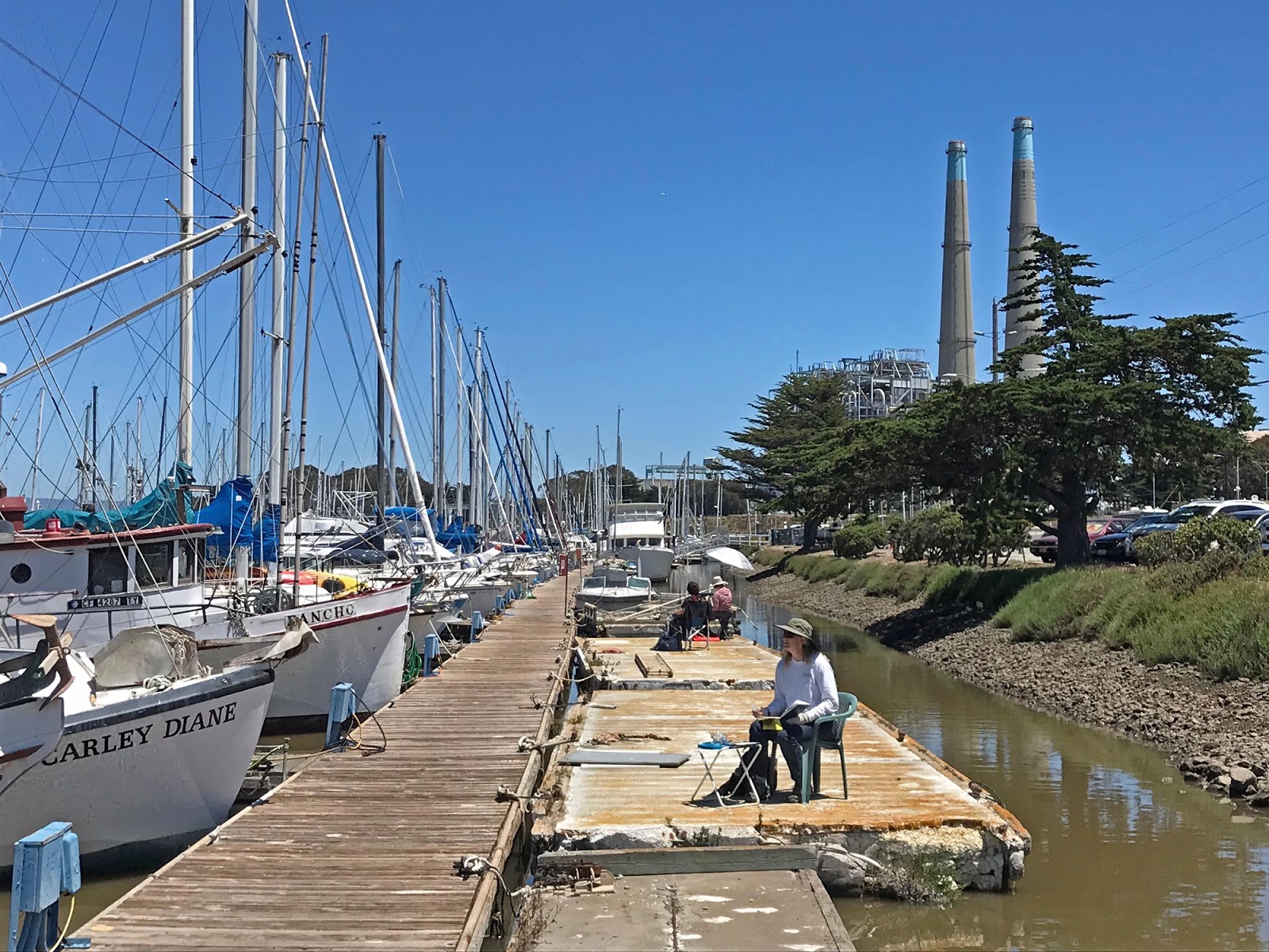 Paintsites Blog Moss Landing Harbor, July 11, 2019
